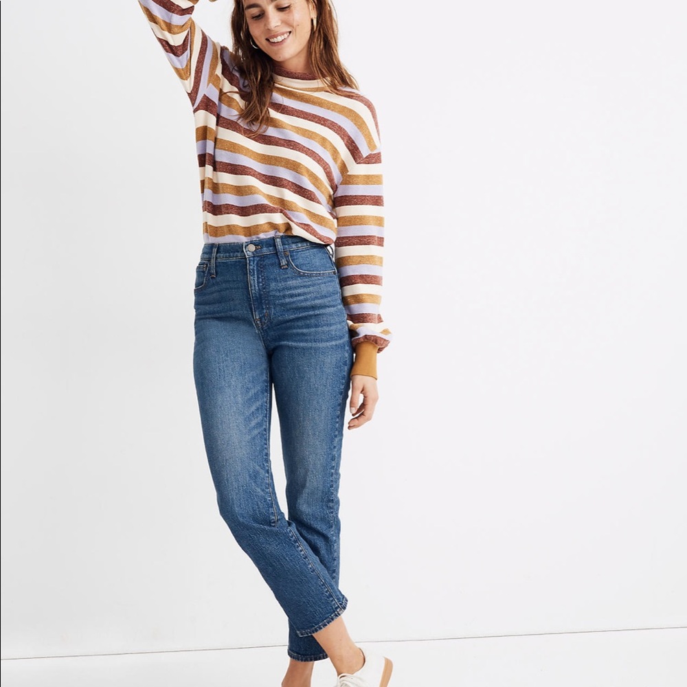 Madewell classic straight jeans